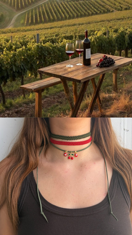 CHOKER CORDINO COLORATO