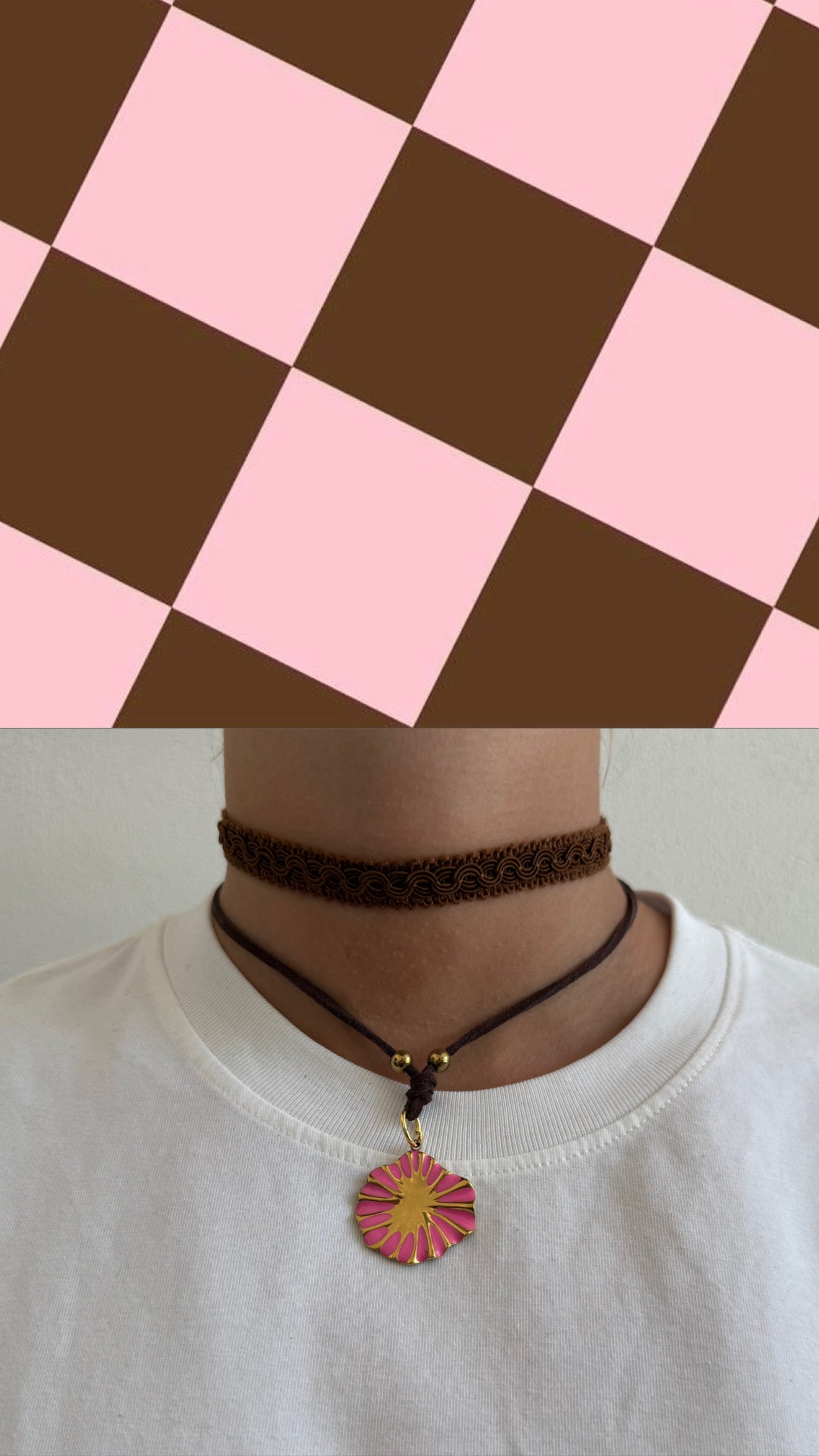 FLOWER CHOKER CORDINO