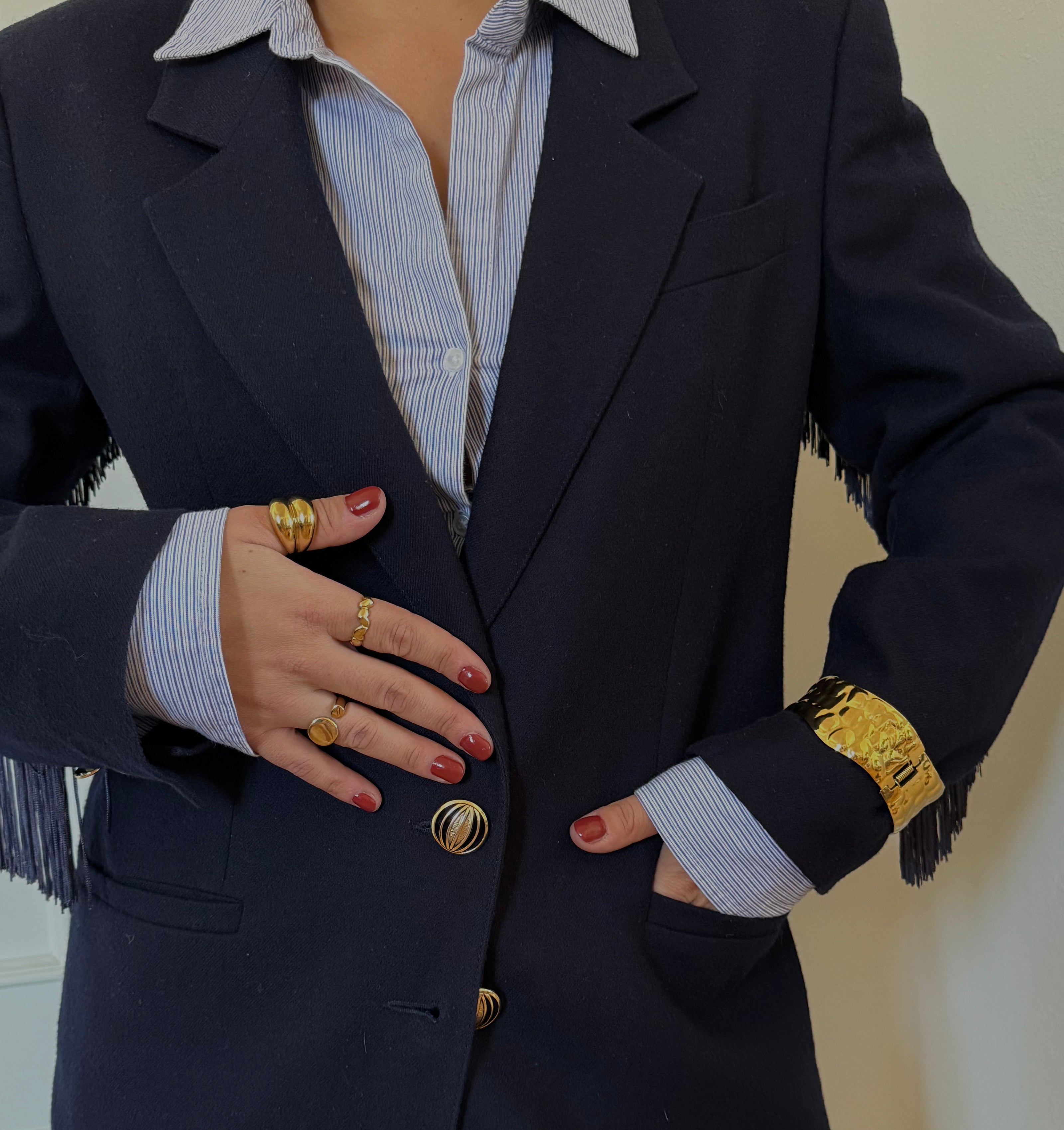 CARLOTTA - Blazer blu notte