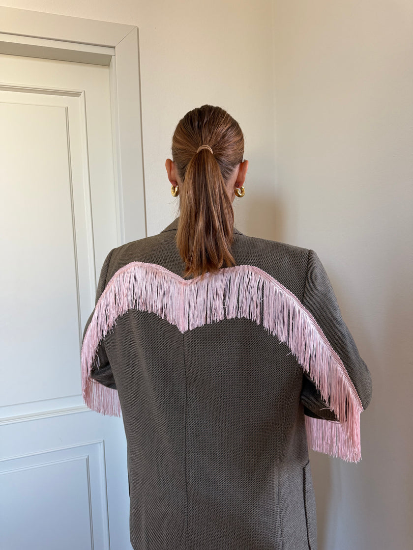 VIRGINIA- blazer vintage pied-de-poule