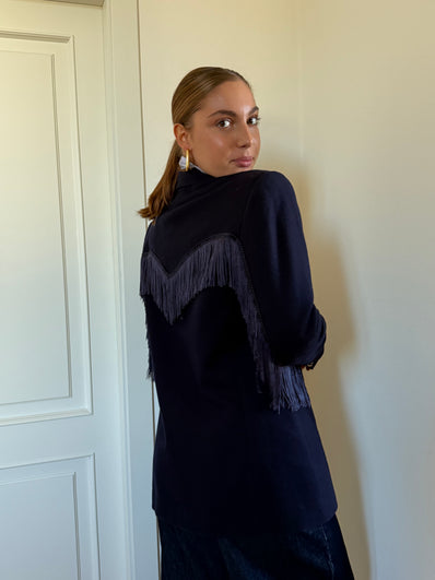 CARLOTTA - Blazer blu notte