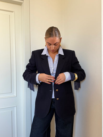 CARLOTTA - Blazer blu notte