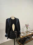 MONICA- Blazer fresco di lana grigio