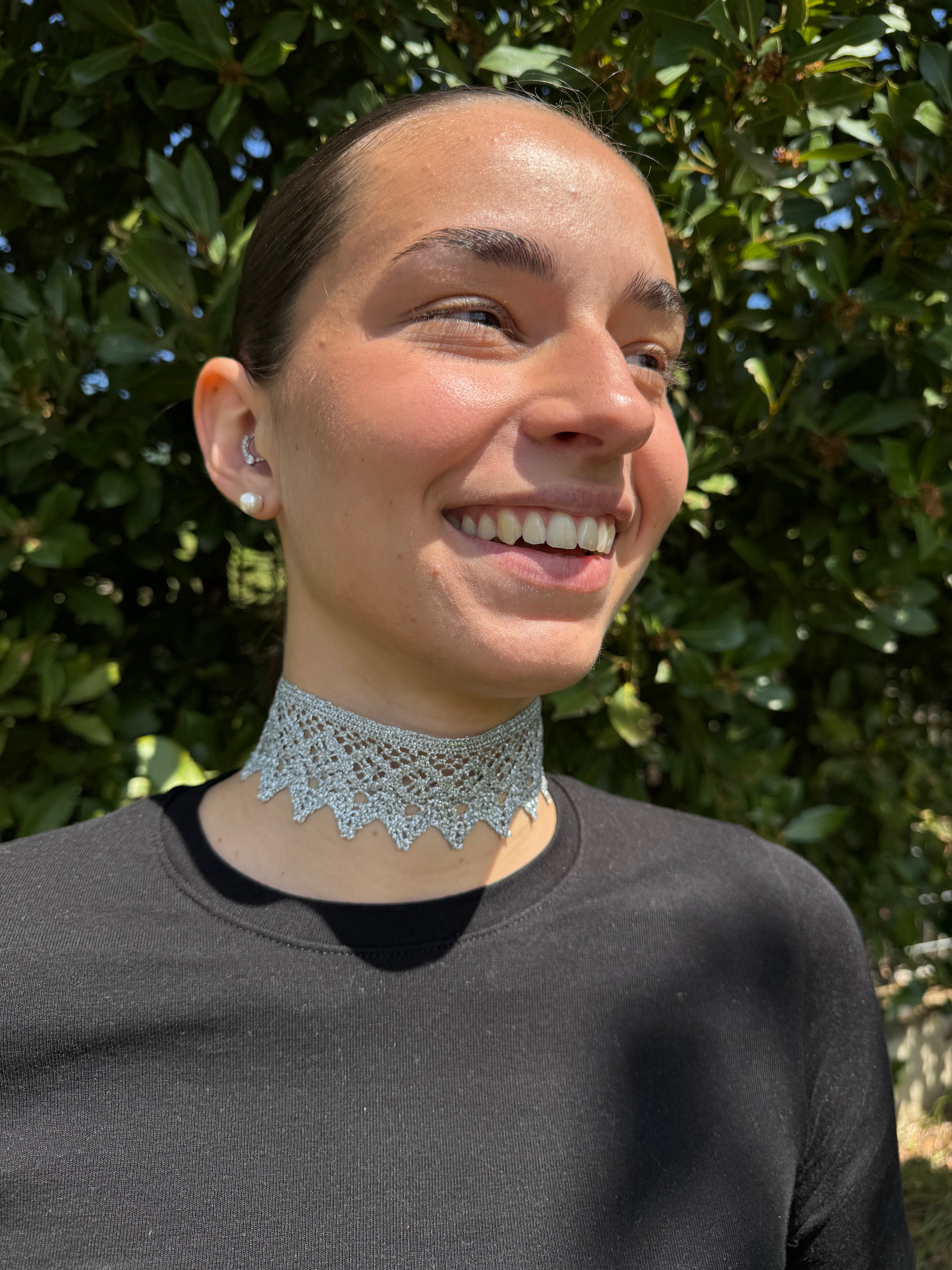 CHOKER MAXI ARGENTO