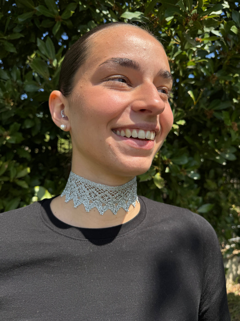 CHOKER MAXI ARGENTO