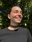 CHOKER VELLUTO PLISSÉ