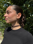 CHOKER VELLUTO PLISSÉ
