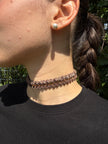 CHOKER VELLUTO PLISSÉ