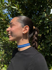 CHOKER INTRECCIO COLORATO DOPPIO