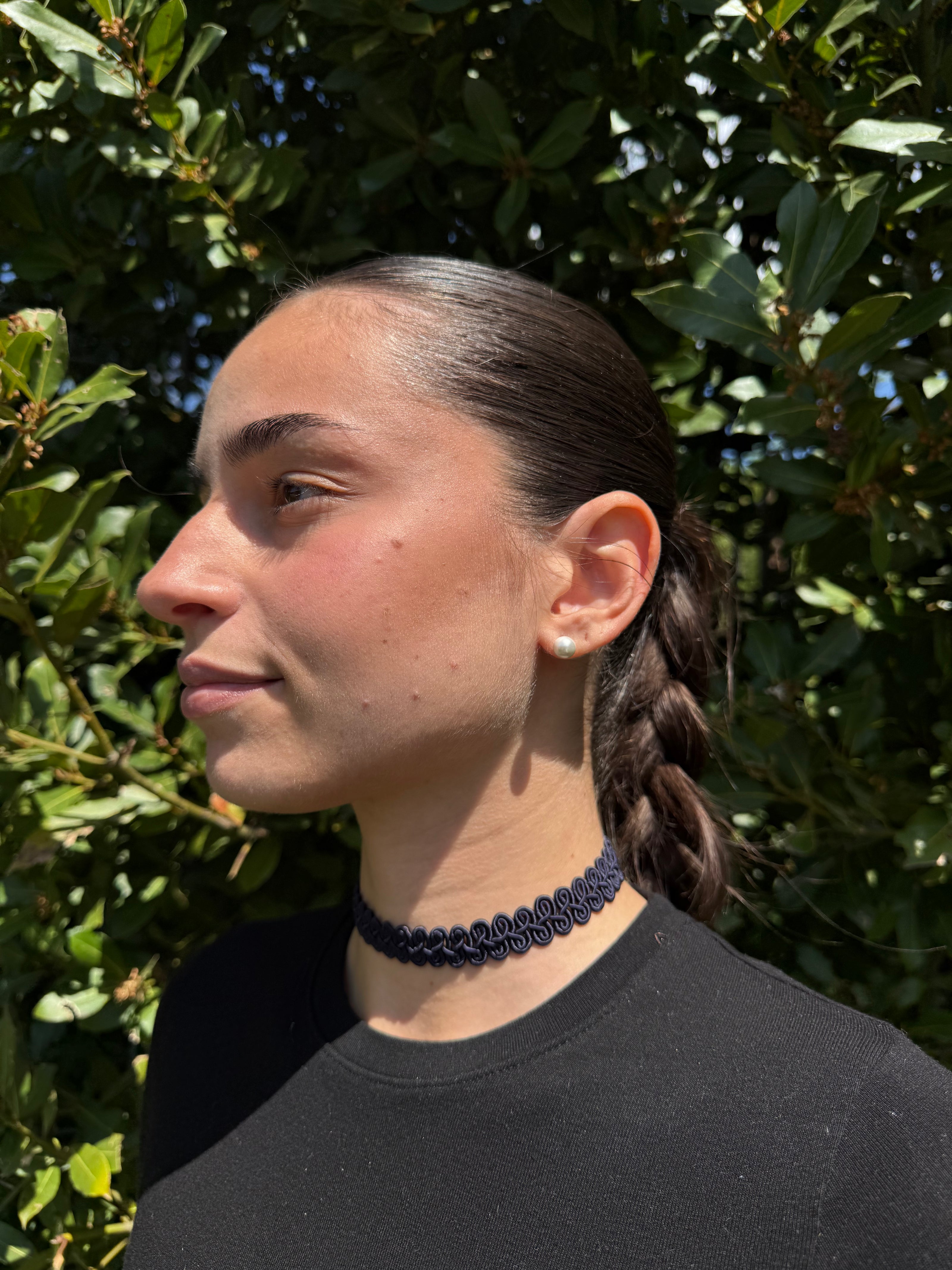 CHOKER ONDULATO BLU