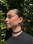 CHOKER ONDULATO BLU