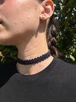 CHOKER ONDULATO BLU