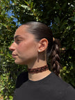 CHOKER MARRONE