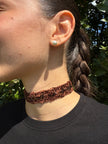 CHOKER MARRONE