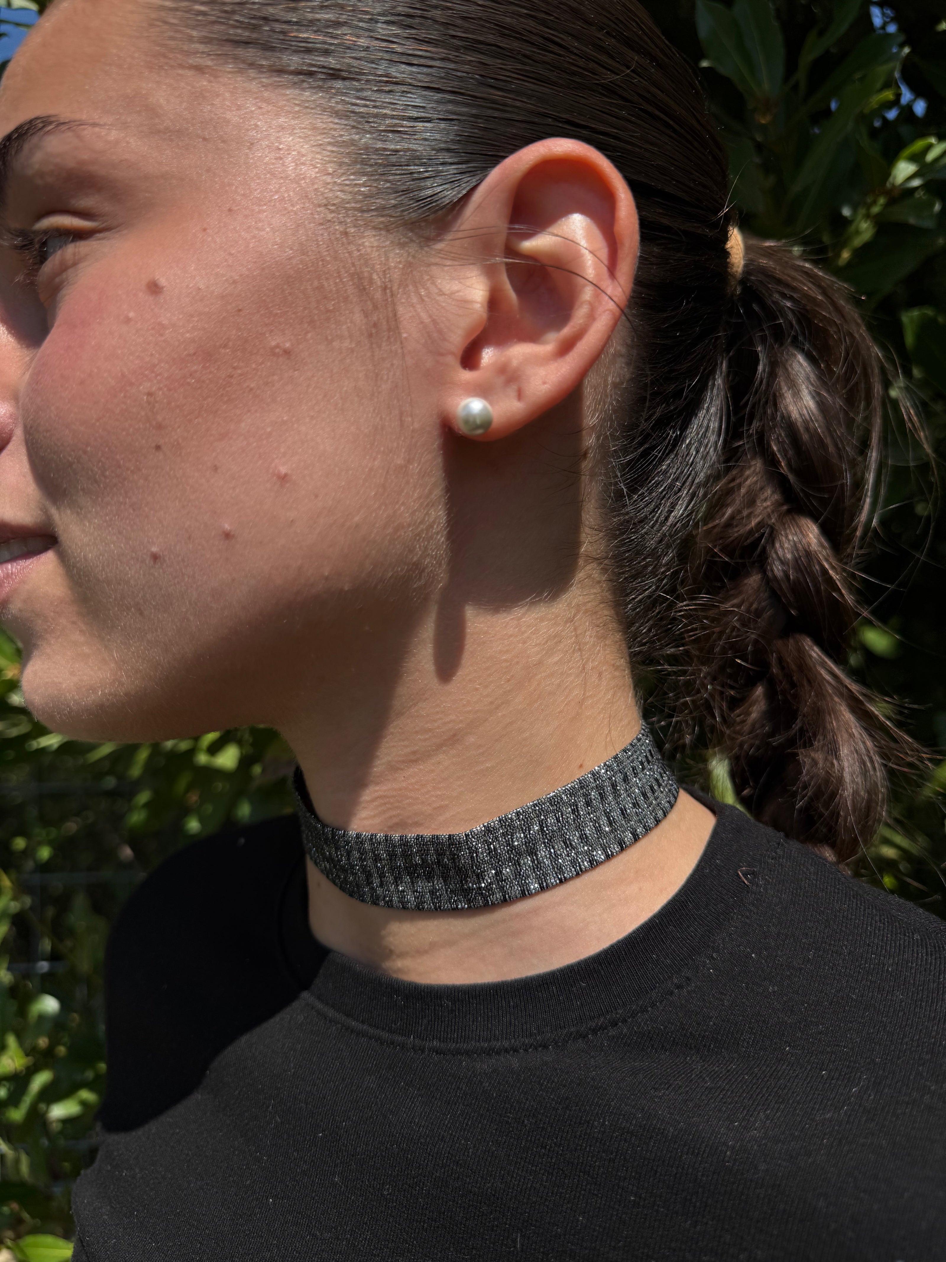 CHOKER LASTRA ARGENTO