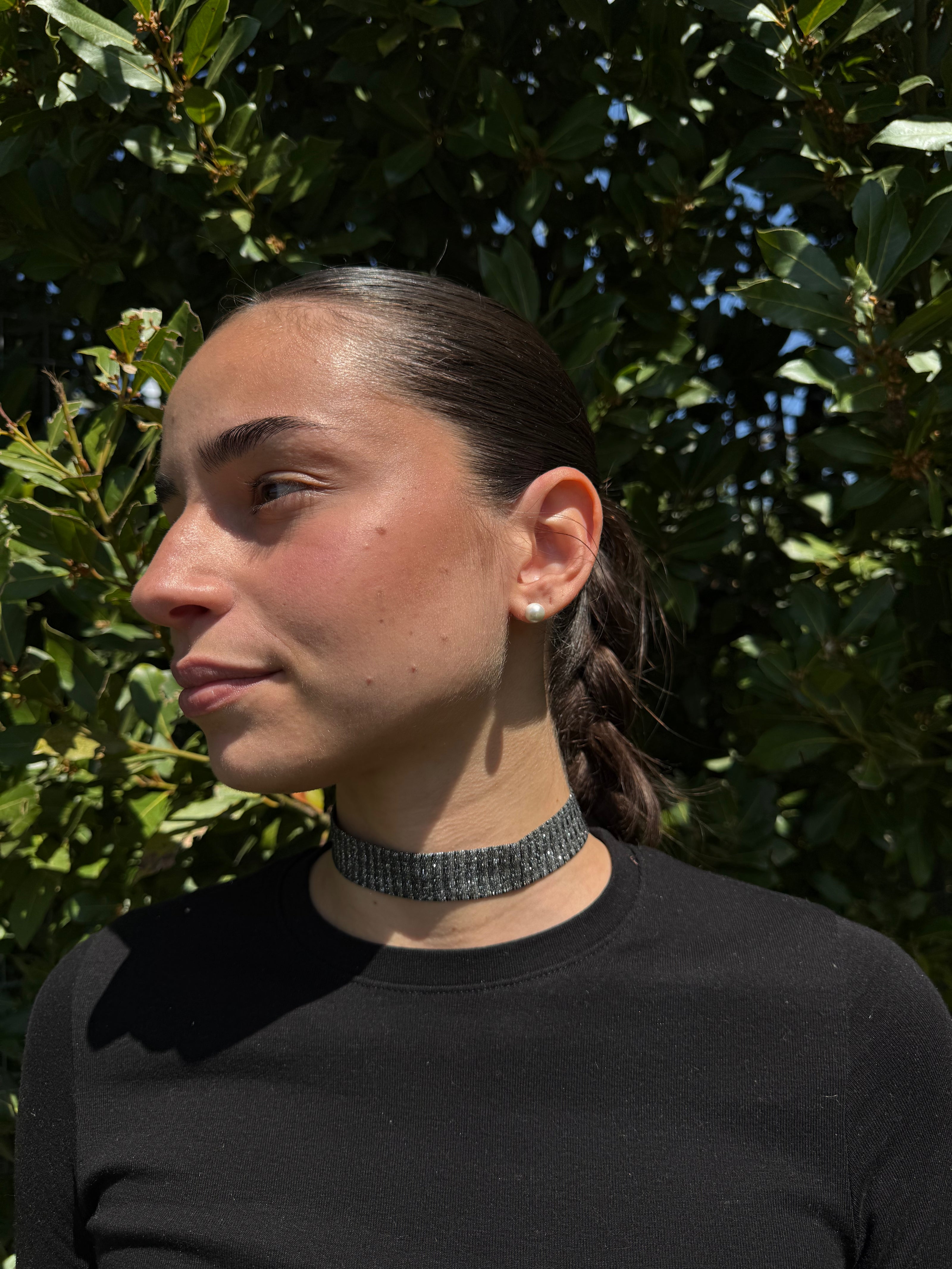 CHOKER LASTRA ARGENTO