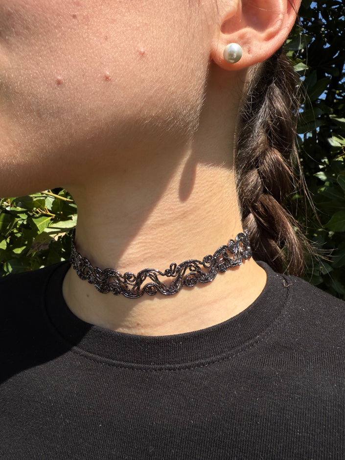 CHOKER LUCE ARGENTO