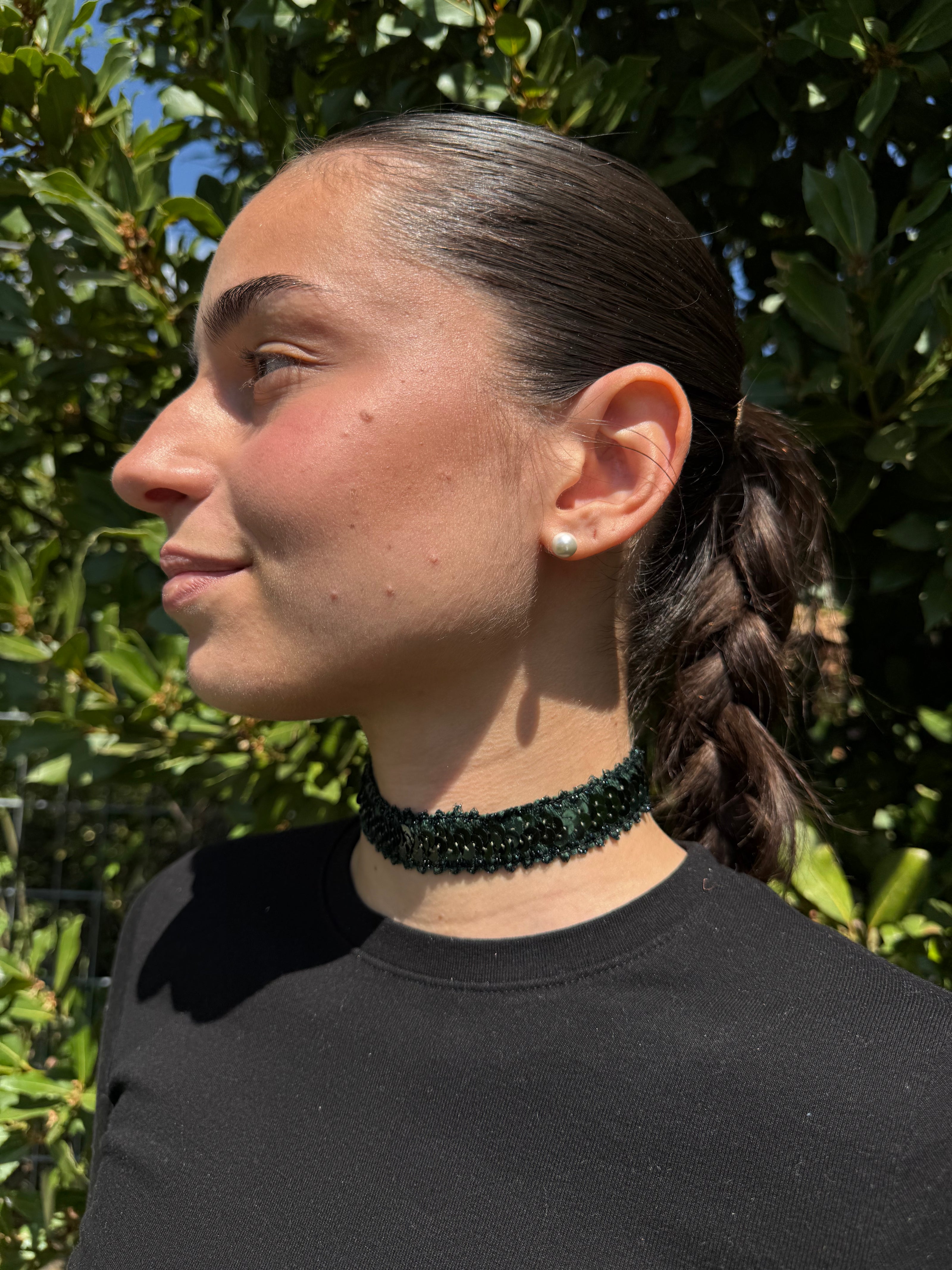 CHOKER ELASTICO PAILLETTES