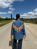 Camicia frange- camicia in denim con frange