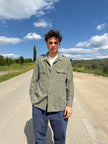 CAMICIA MILITARE LUNA– camicia con disegno di volti