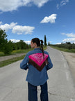 Country shirt - camicia di jeans con bandana e frange