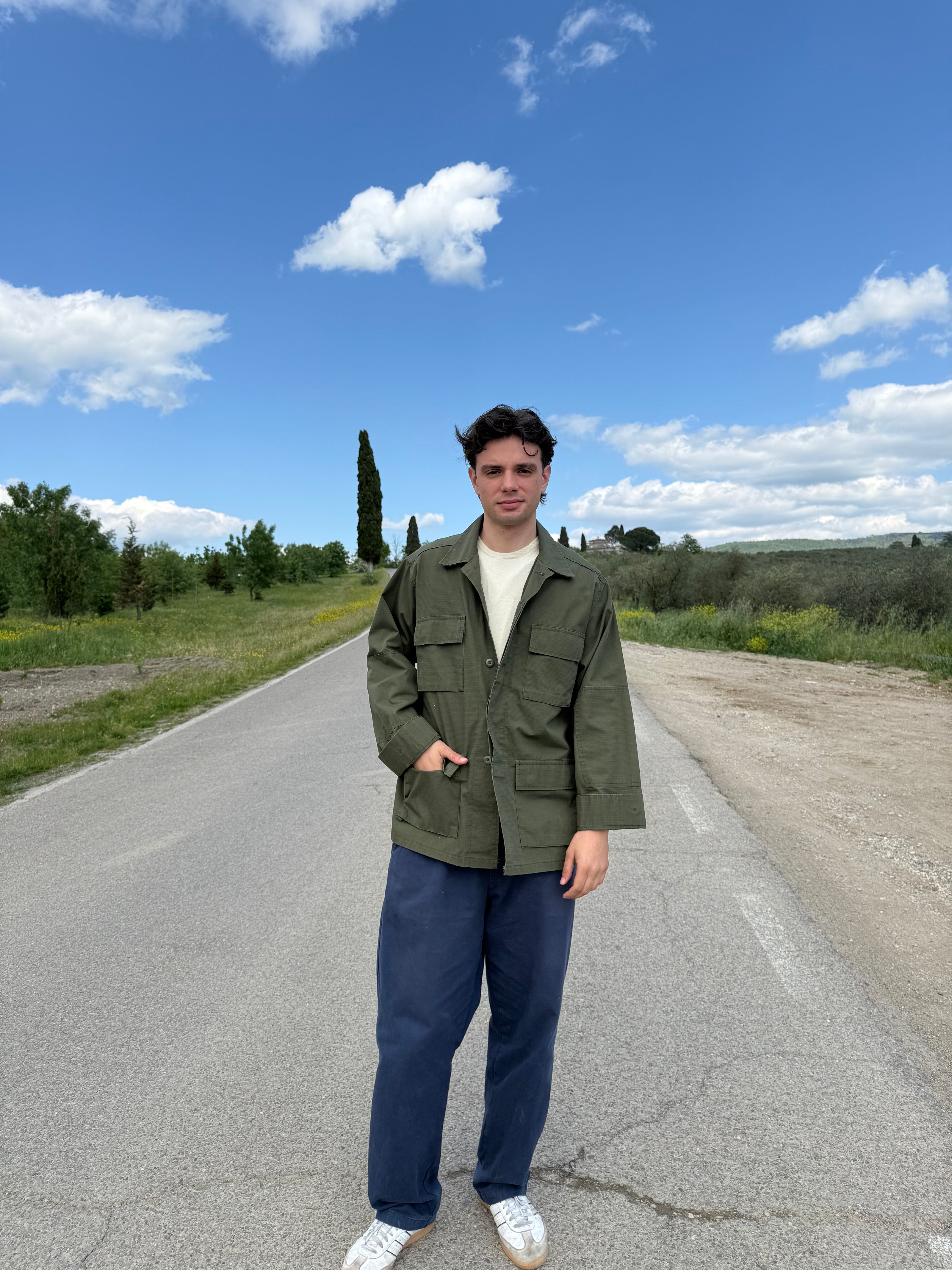 GIACCA MILITARE – giacca militare con disegno