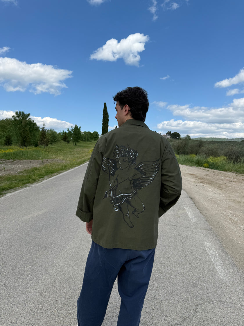 GIACCA MILITARE – giacca militare con disegno