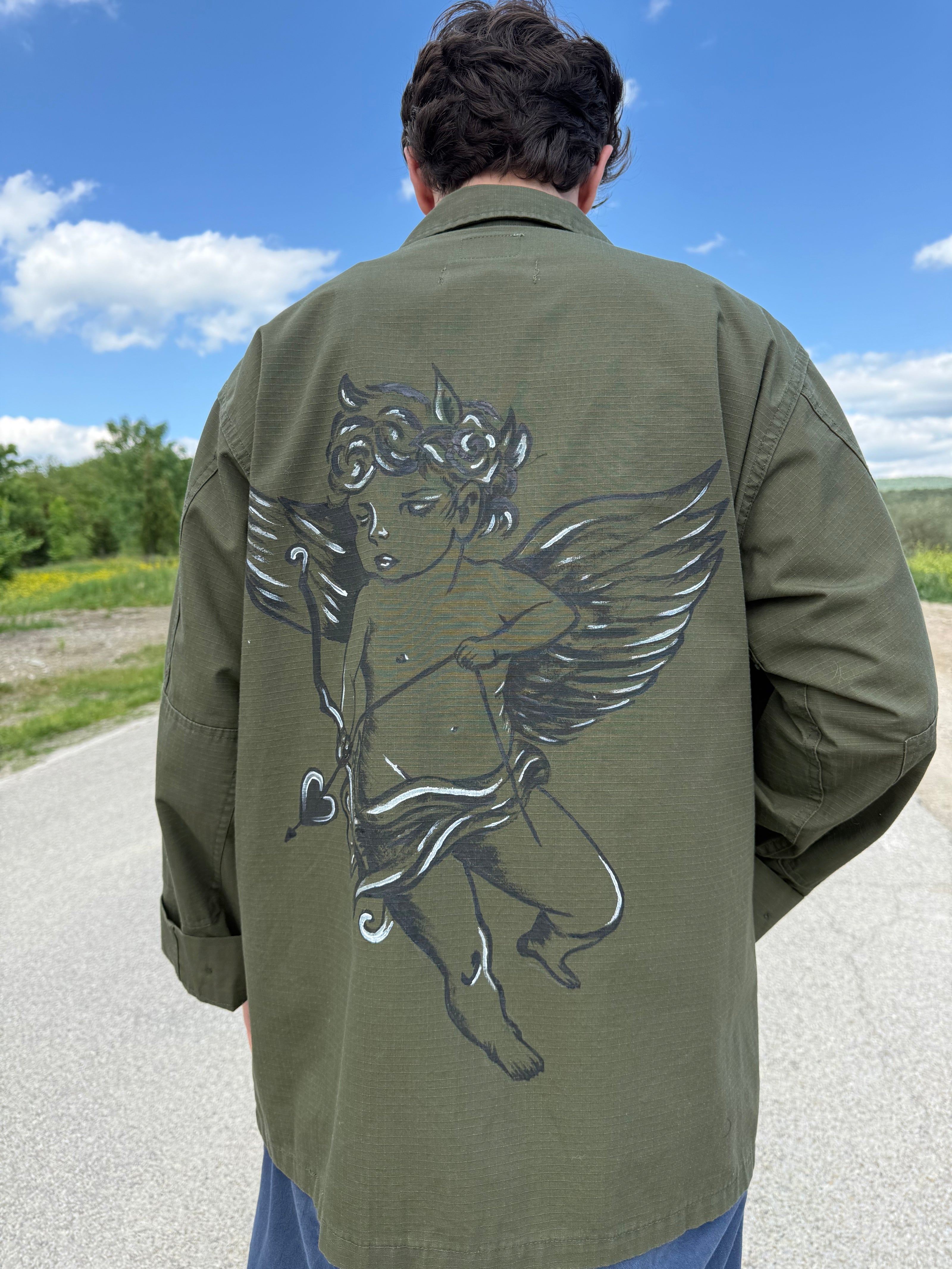 GIACCA MILITARE – giacca militare con disegno