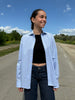 Sandra’s shirt ricamo- camicia con frase ricamata e cuore