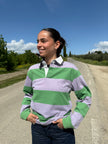 Polo Iconoclast Verde e Lilla
