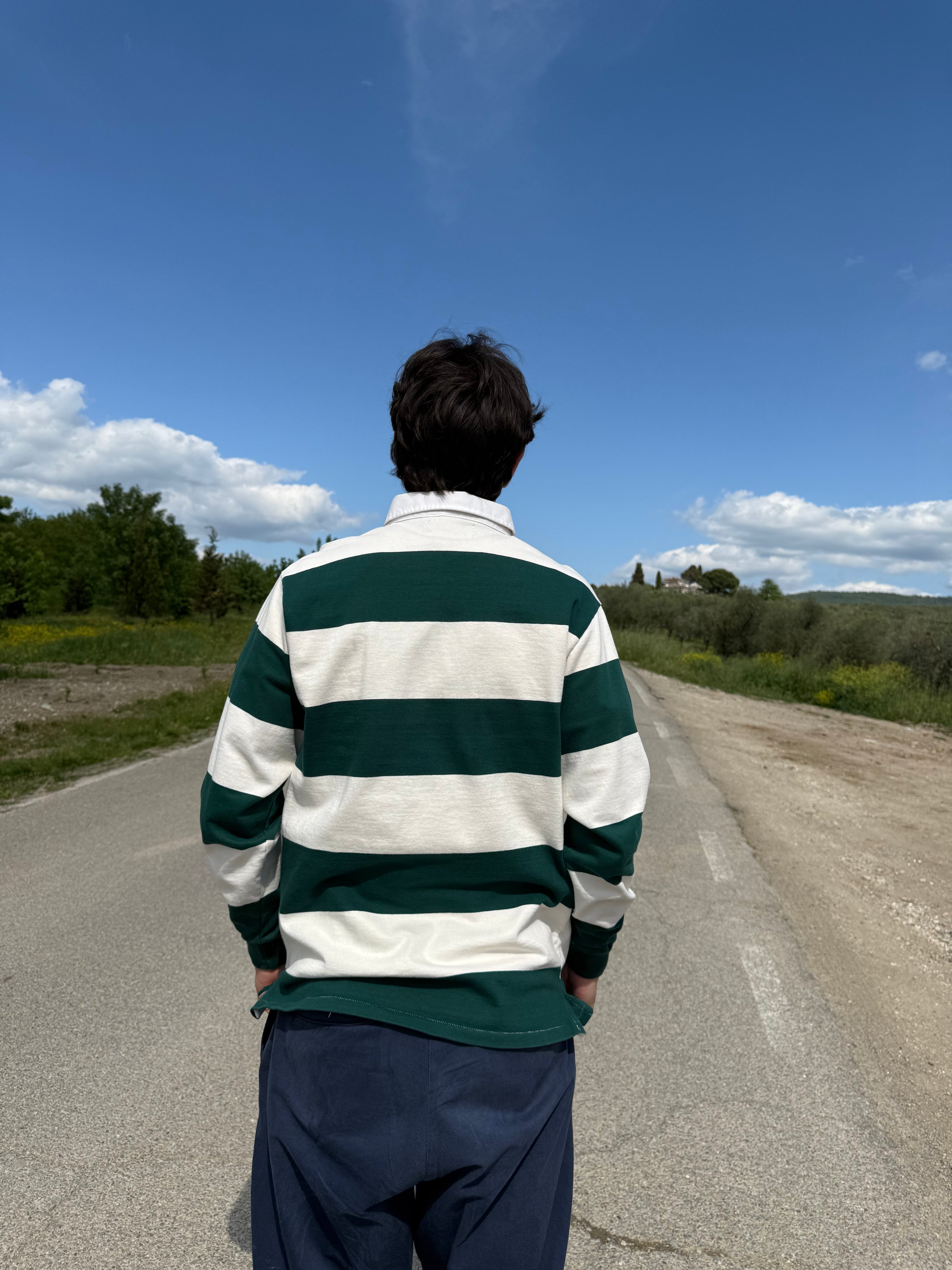 Polo Iconoclast Verde e Panna