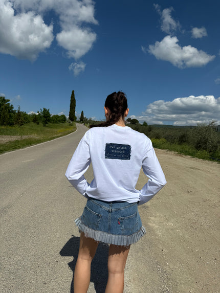 Sandra's longsleeve – longsleeve ricamo amore