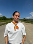 FOULARD PIETRA ARANCIO