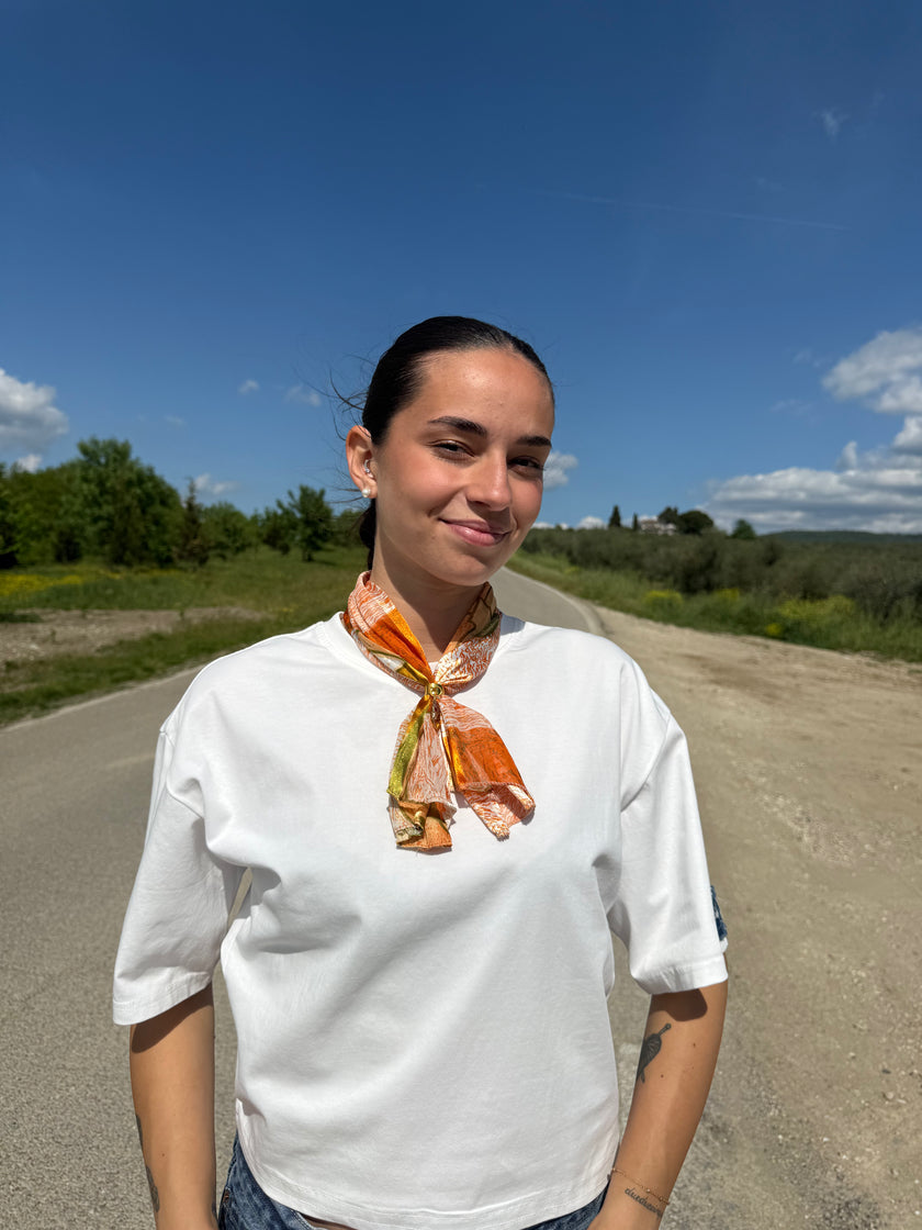 FOULARD PIETRA ARANCIO