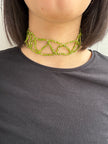 SUMMER CHOKER -  INTRECCIO PERLINE