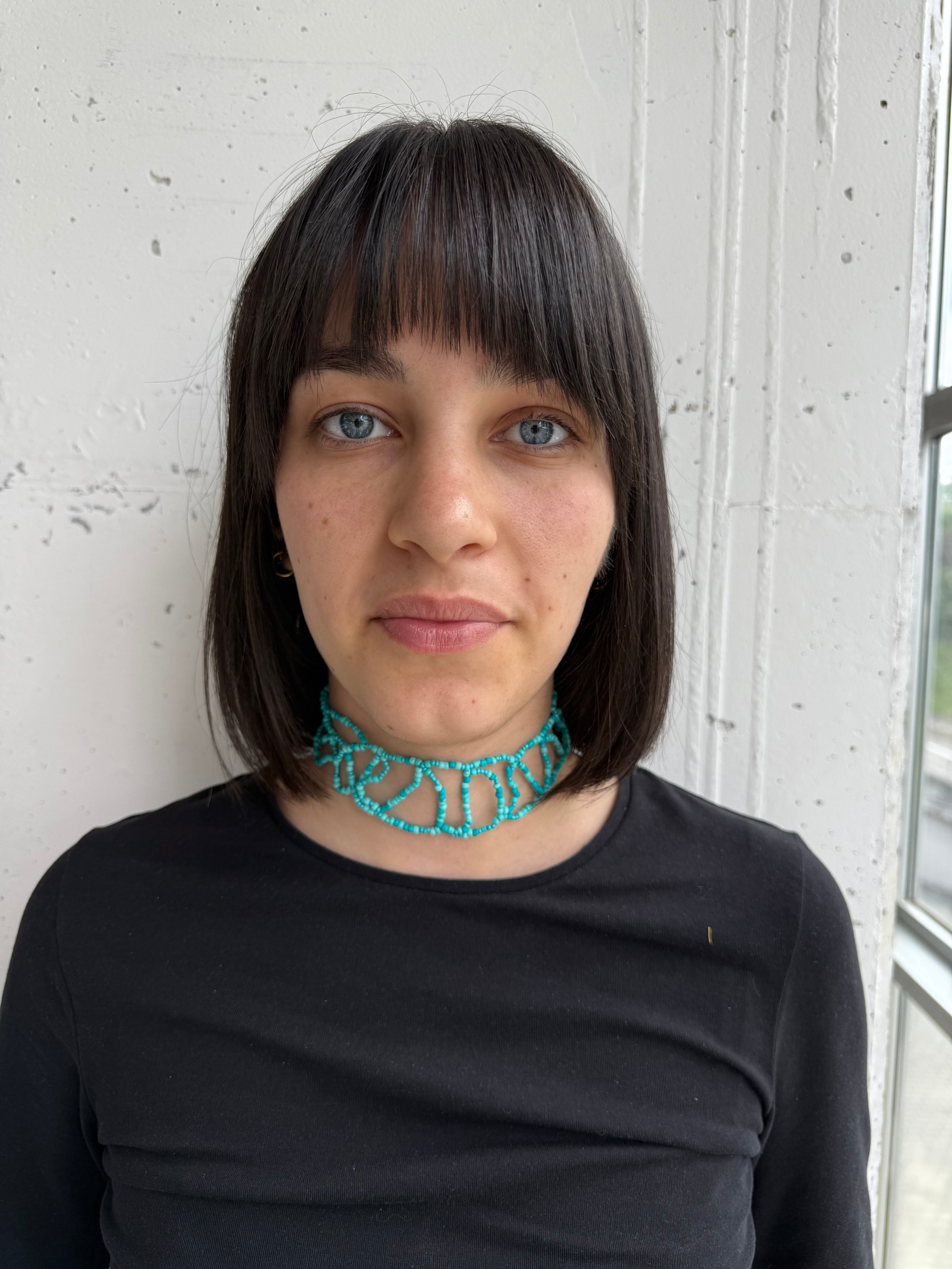 SUMMER CHOKER -  INTRECCIO PERLINE