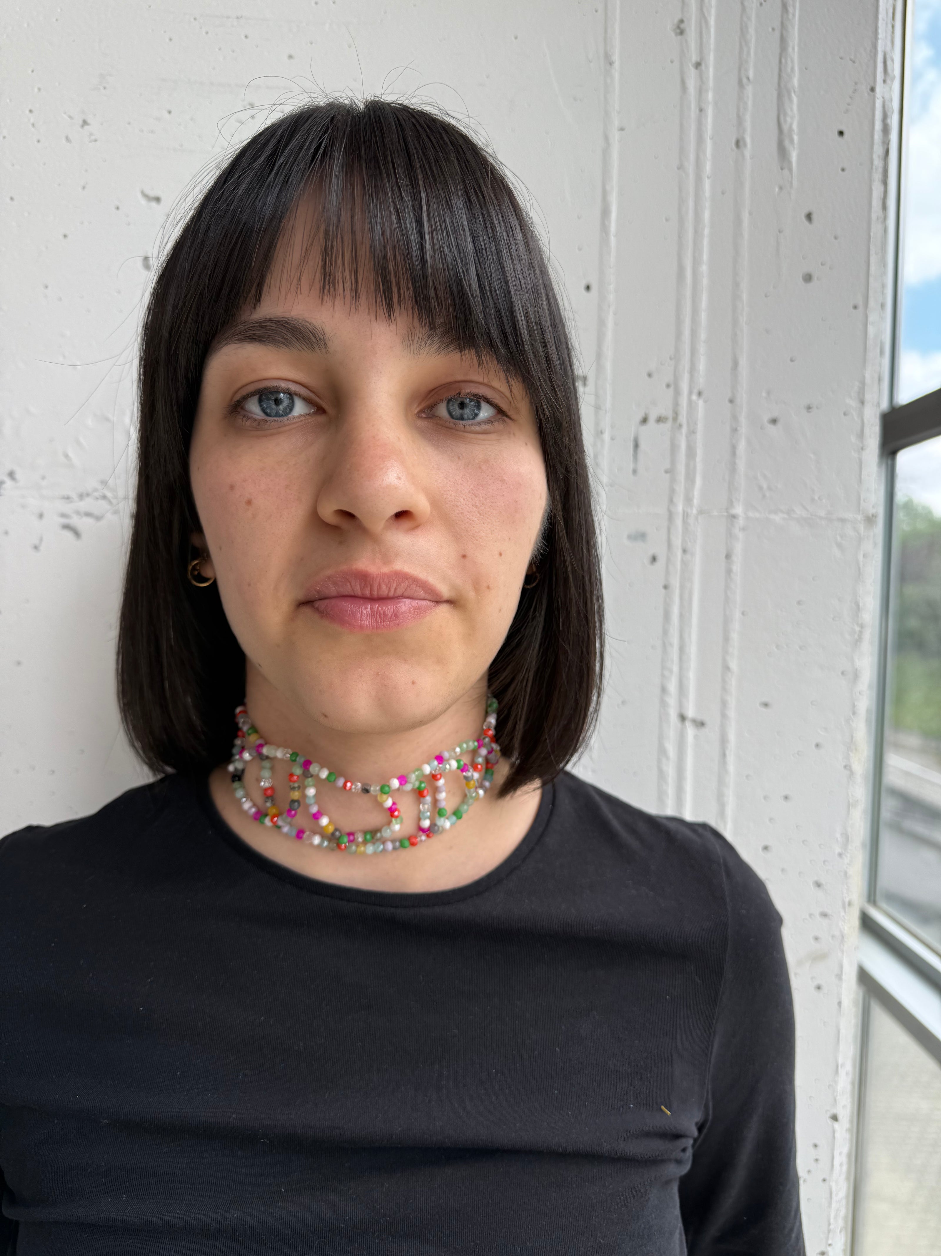 SUMMER CHOKER -  INTRECCIO PERLINE