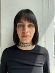 SUMMER CHOKER -  INTRECCIO PERLINE