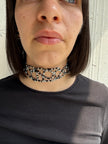 SUMMER CHOKER -  INTRECCIO PERLINE