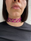 SUMMER CHOKER -  INTRECCIO PERLINE