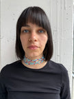 SUMMER CHOKER -  INTRECCIO PERLINE