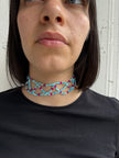 SUMMER CHOKER -  INTRECCIO PERLINE