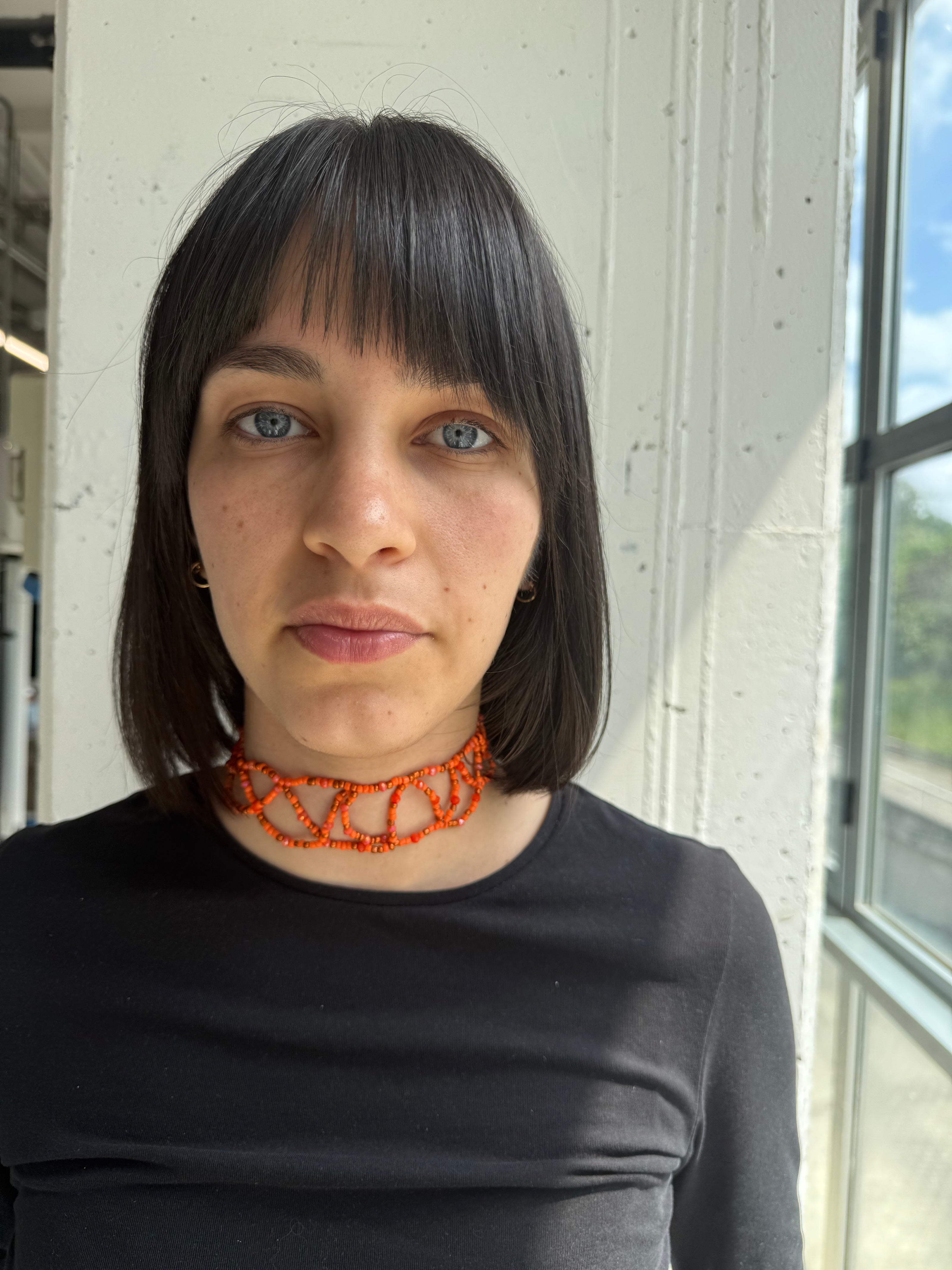 SUMMER CHOKER -  INTRECCIO PERLINE