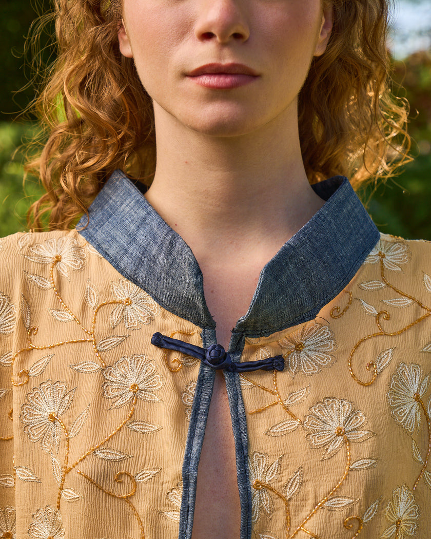 JARDIN – Gilet in chiffon