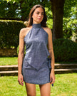FINO A SERA – Gonna in chambray