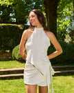 ALLURE – Top in Lino Bianco