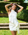 FINO A SERA – Gonna in Lino bianca
